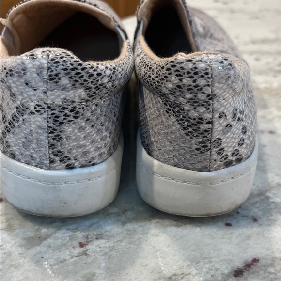Soda Gray Snakeskin Slip-On Shoes - Picture 2 of 3